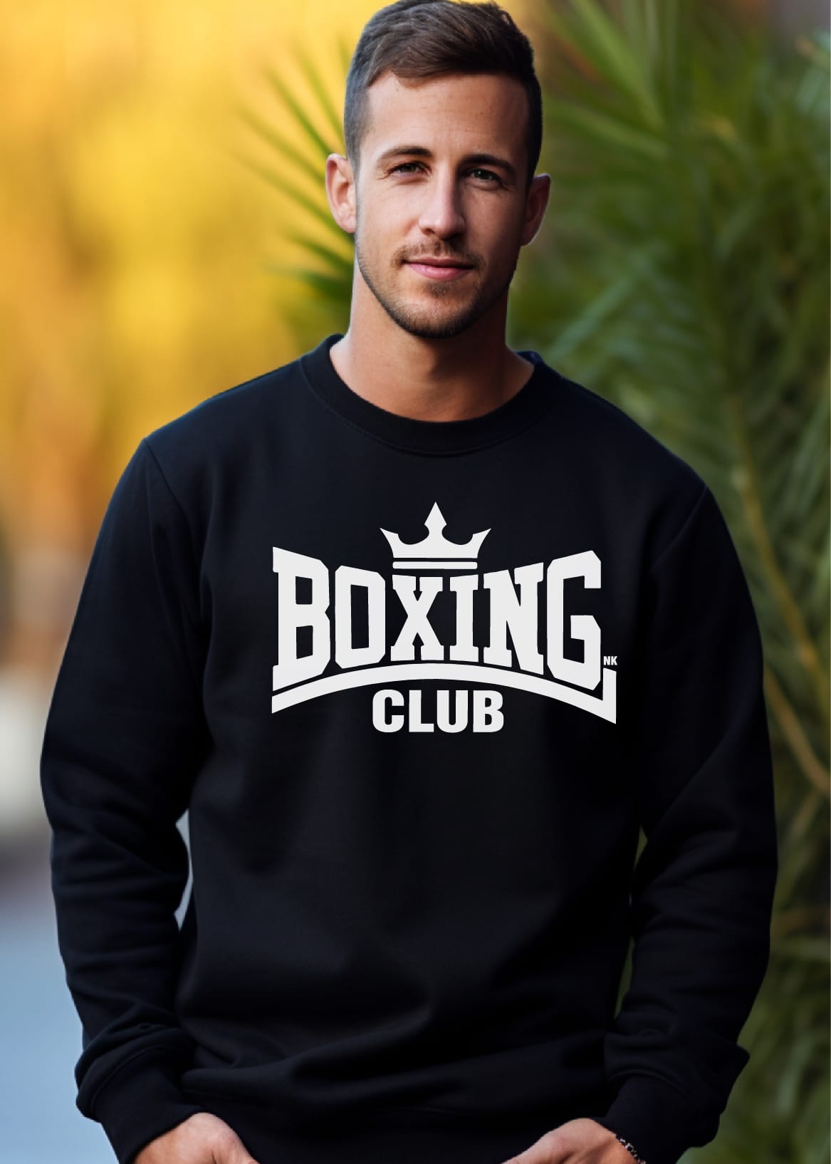 Μαύρο Φούτερ BOXING CLUB NK