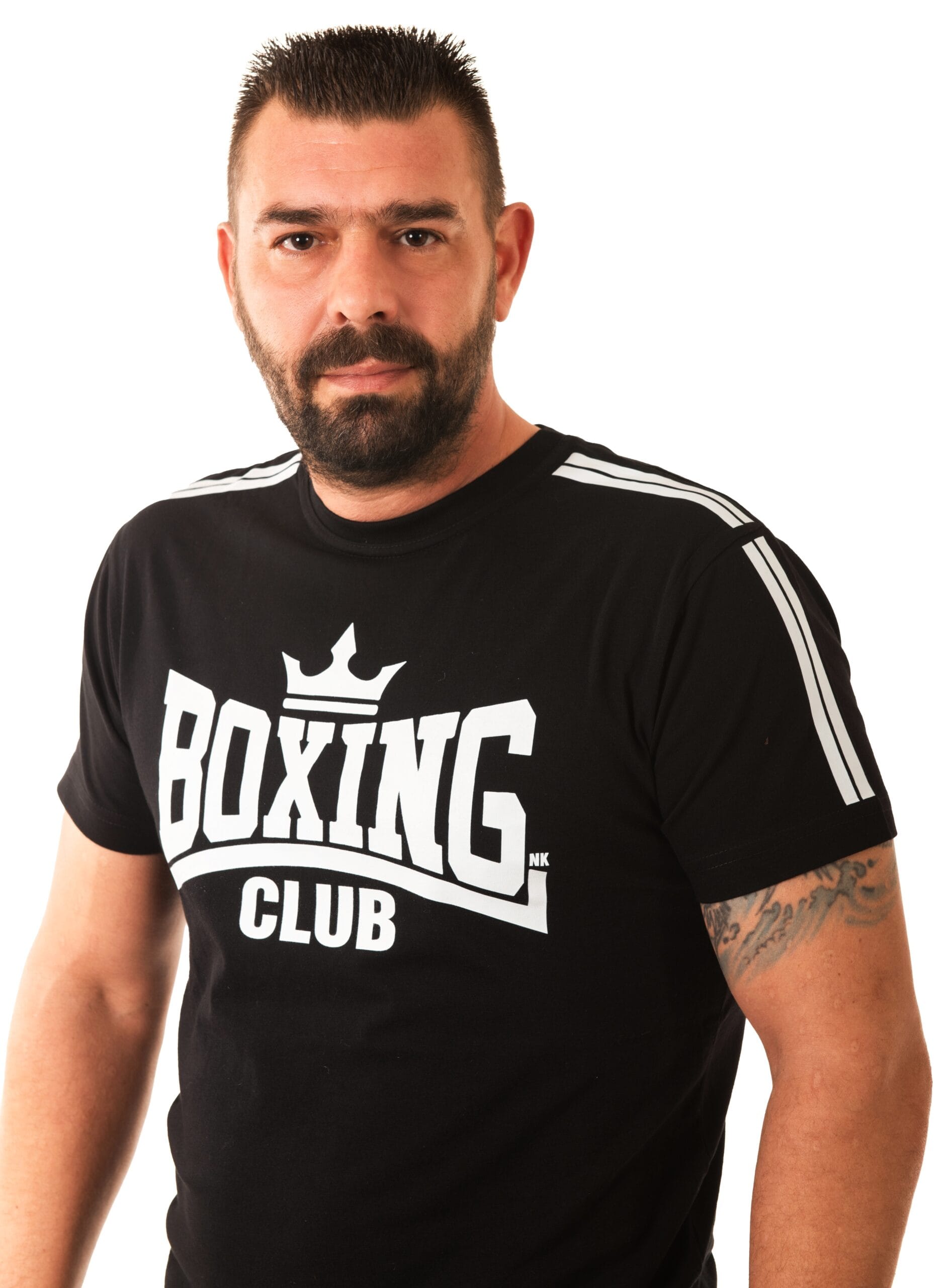 Ανδρικό Μάυρο T- Shirt βαμβακερό Boxing Club NK
