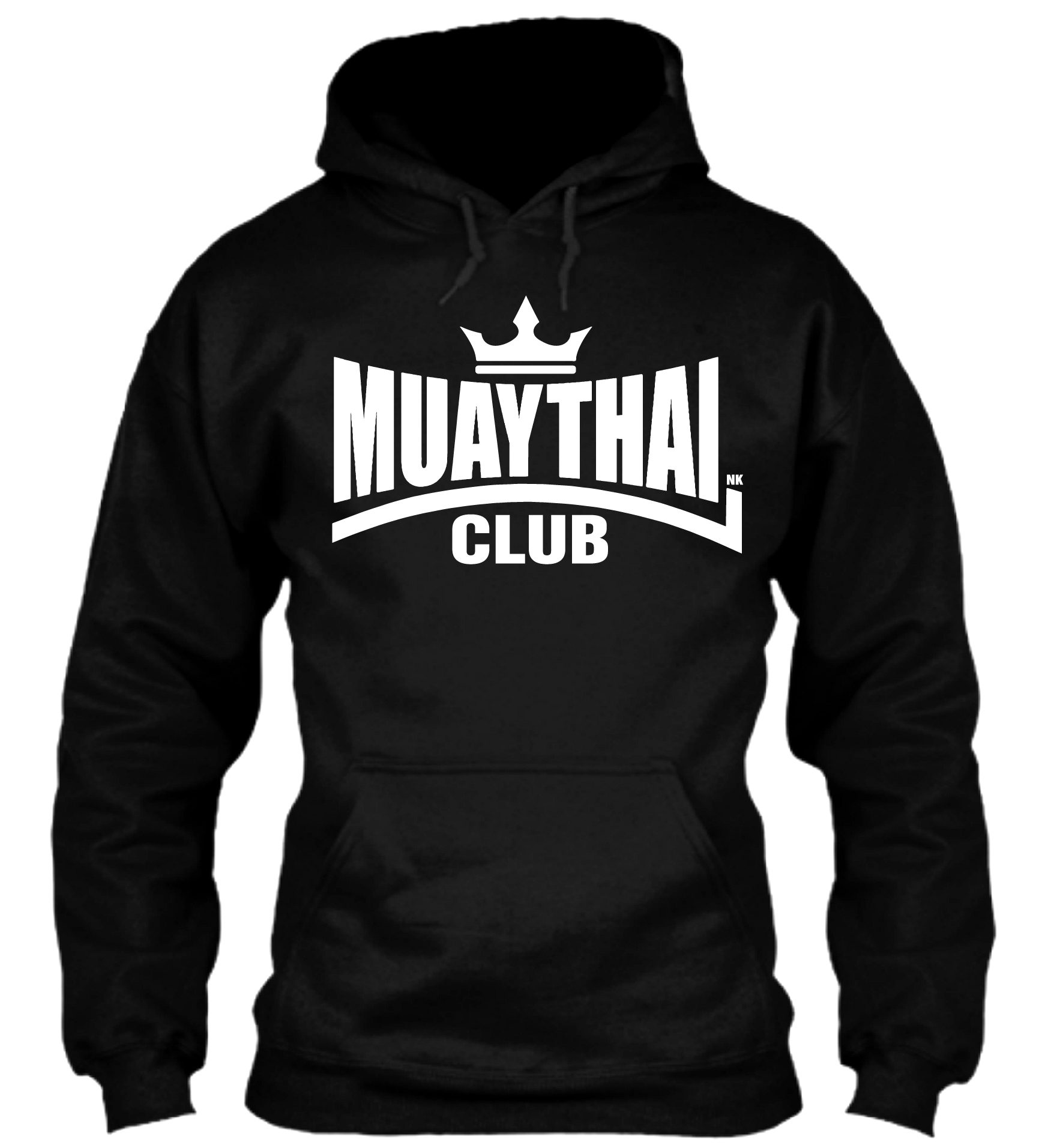 Μαύρο Φούτερ Κουκούλα Muay Thai Club NK