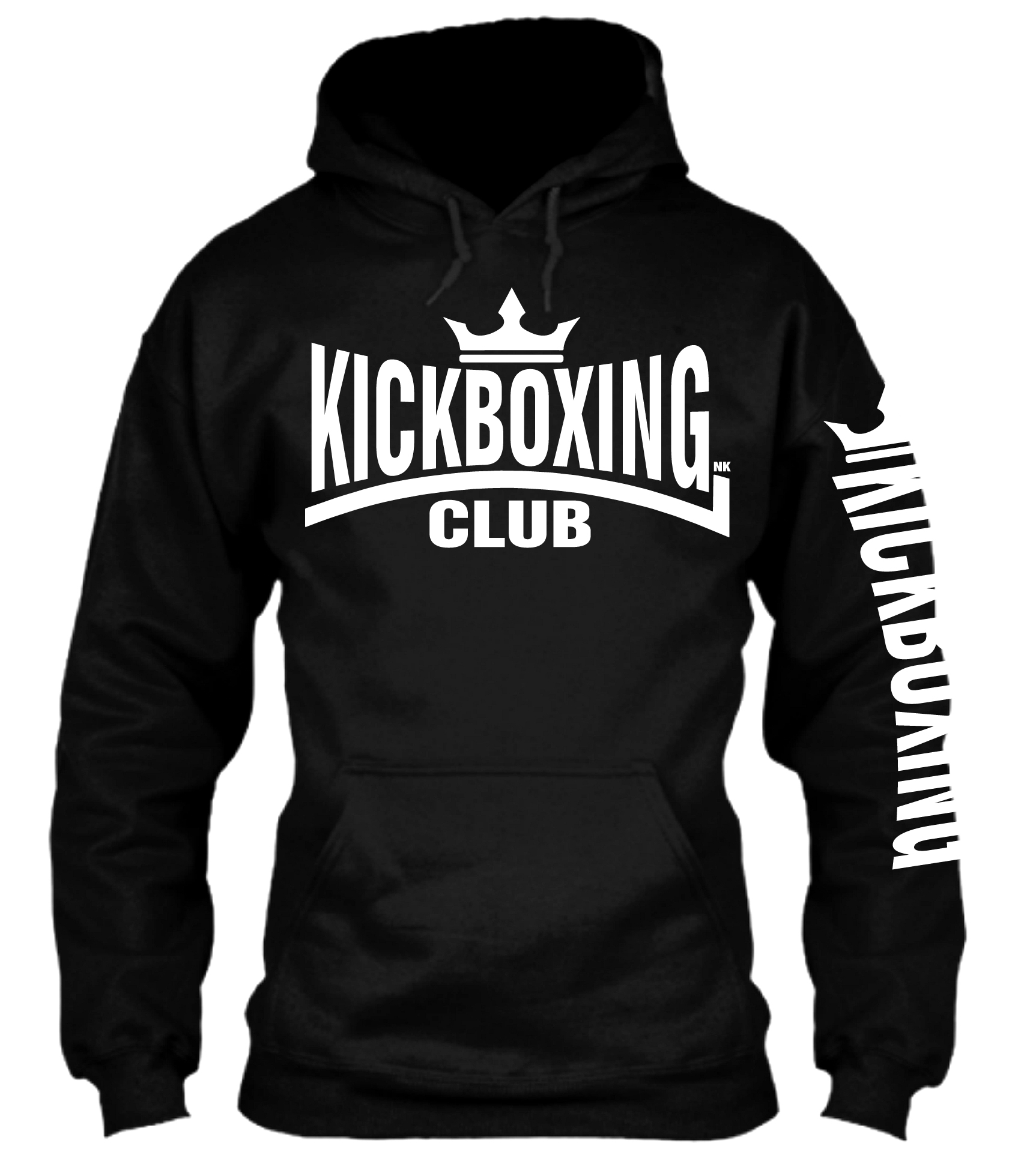 Μαύρο Φούτερ Κουκούλα Kick Boxing Club NK