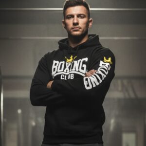 Μαύρο Φούτερ Κουκούλα Boxing Club NK