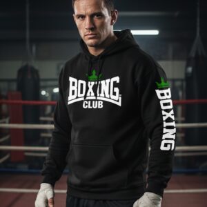 Μαύρο Φούτερ Κουκούλα Boxing Club NK